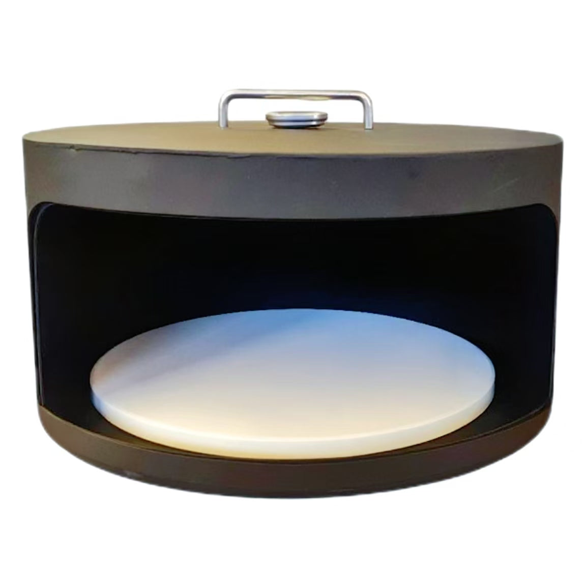 Barbecue Brasero en Acier Corten avec Four à Pizza – Arveni Design